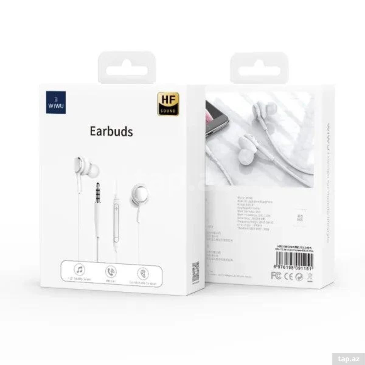 WiWU EB310 91151 – Mikrofonlu 3.5 mm simli qulaqlıq