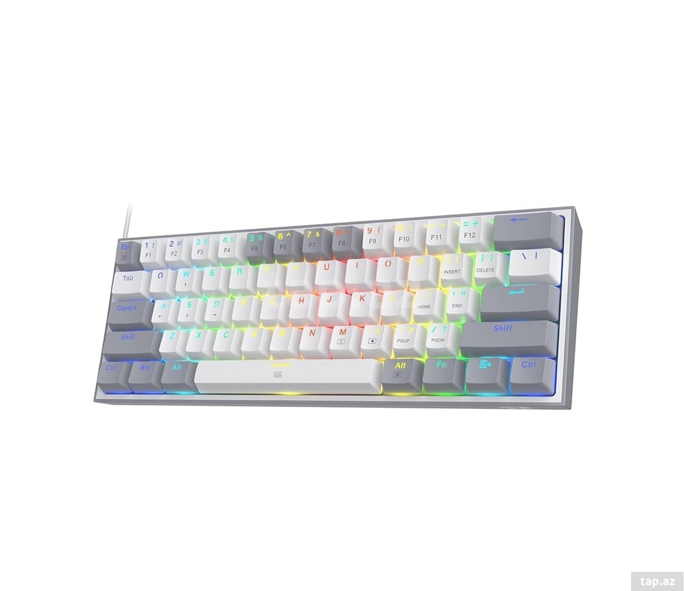 Redragon Fizz K617-RGB W/G Red Switch simli mexaniki gaming klaviatura