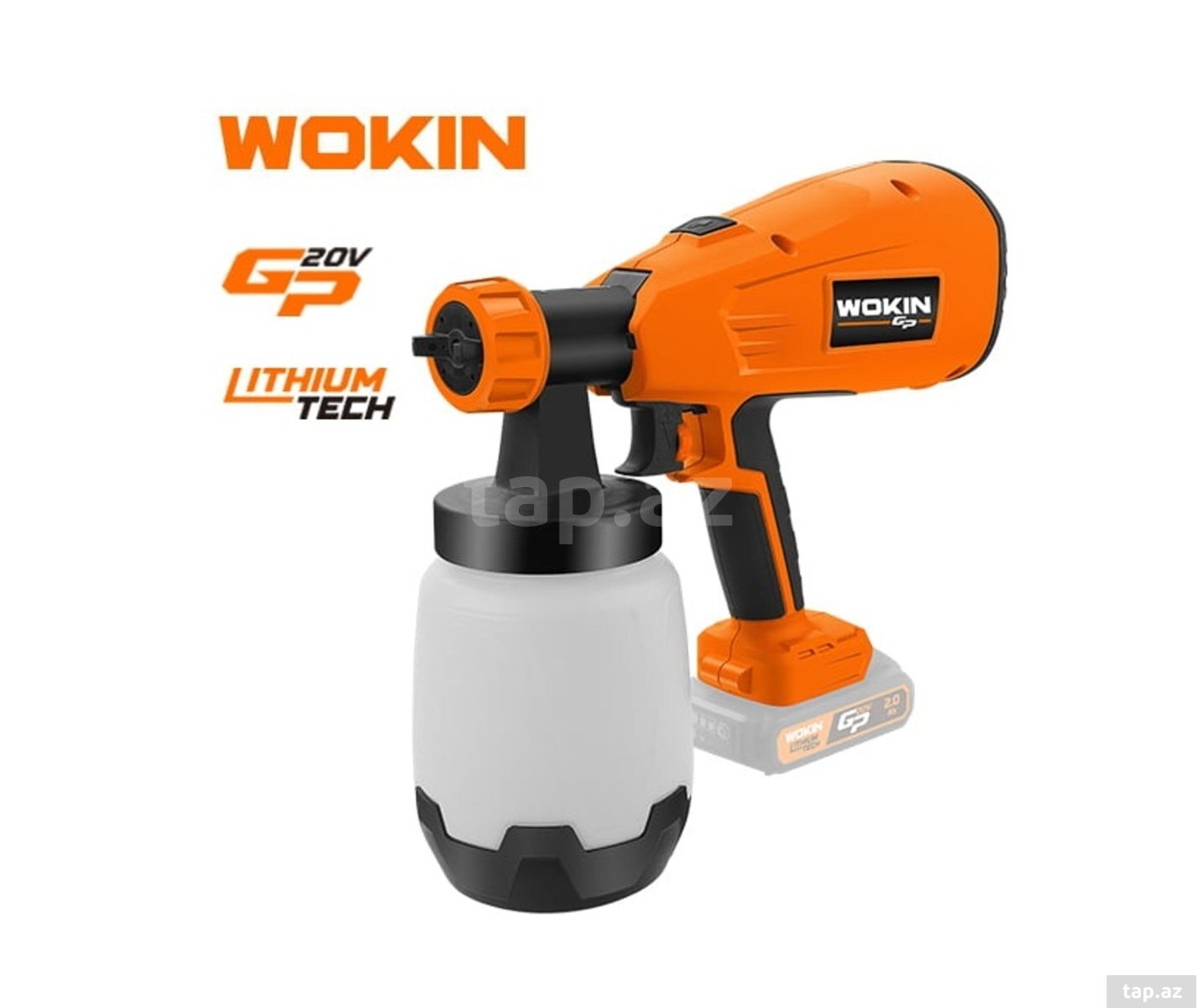 WOKIN akkumulyatorlu boya tapançası 300w 20v W628310