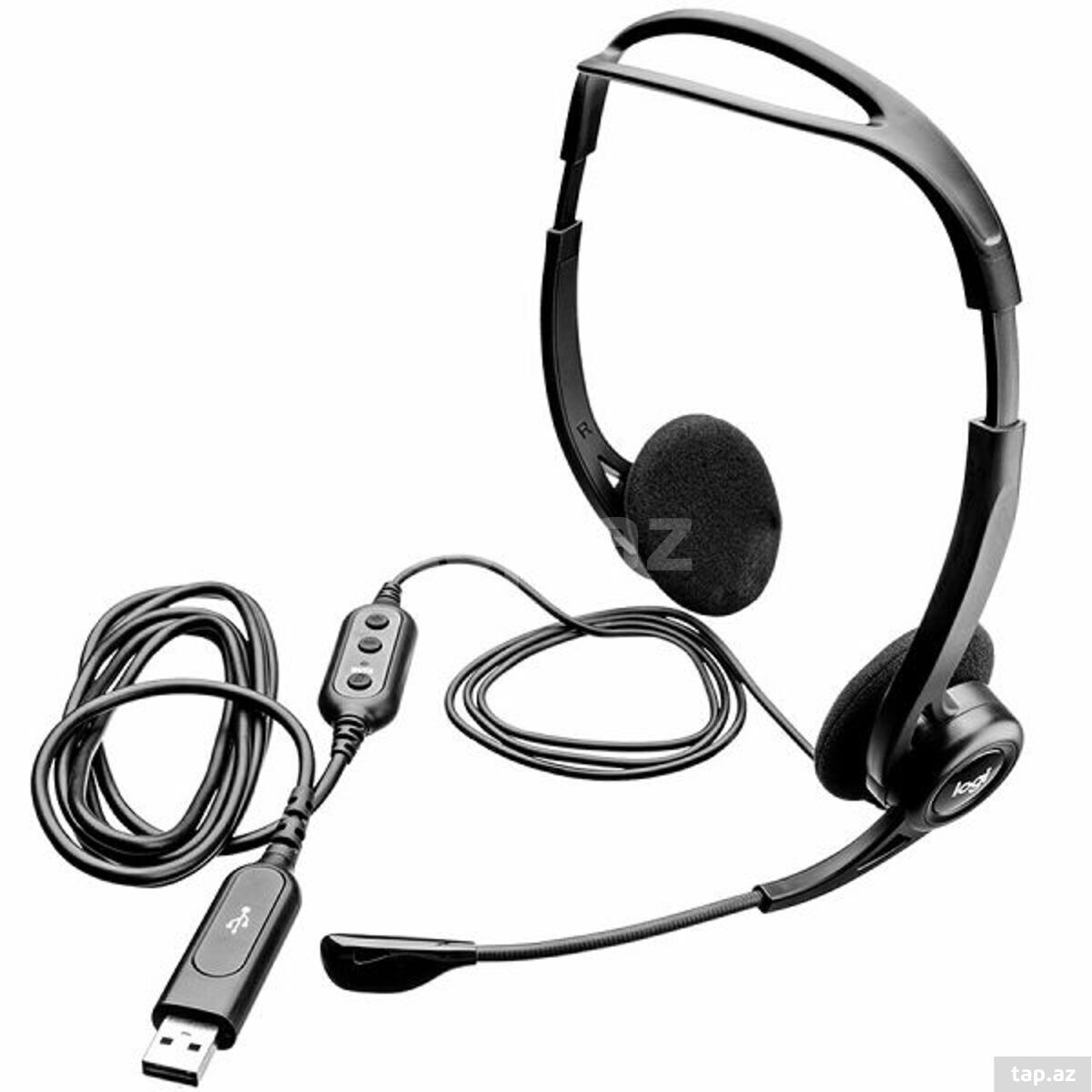 LOGITECH corded USB stereo headset PC 960 Business EMEA black