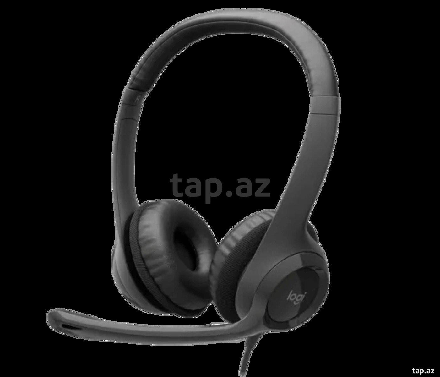 LOGITECH corded USB headset H390 EMEA black