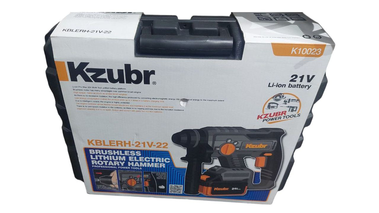Akkumulyatorlu zərbəli burğu Kzubr KBLERH-21V-22 21V fırçasız