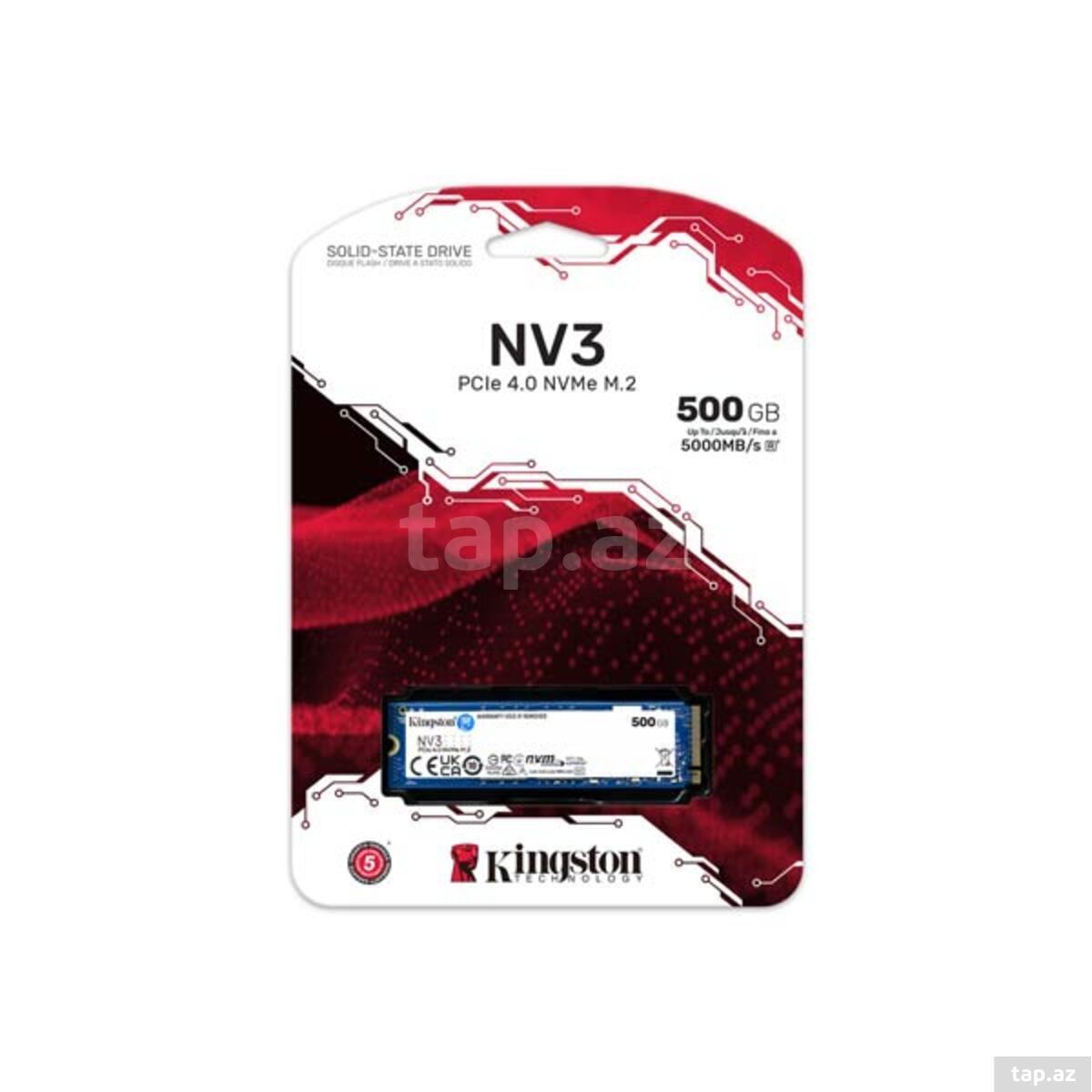 SSD Kingston NV3 500GB M.2 2280 (SNV3S/500G)
