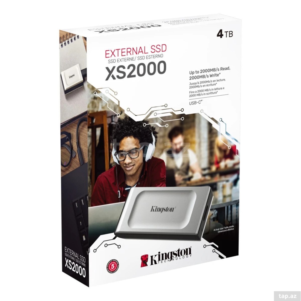 Xarici SSD Kingston XS2000 4TB (SXS2000/4000G)