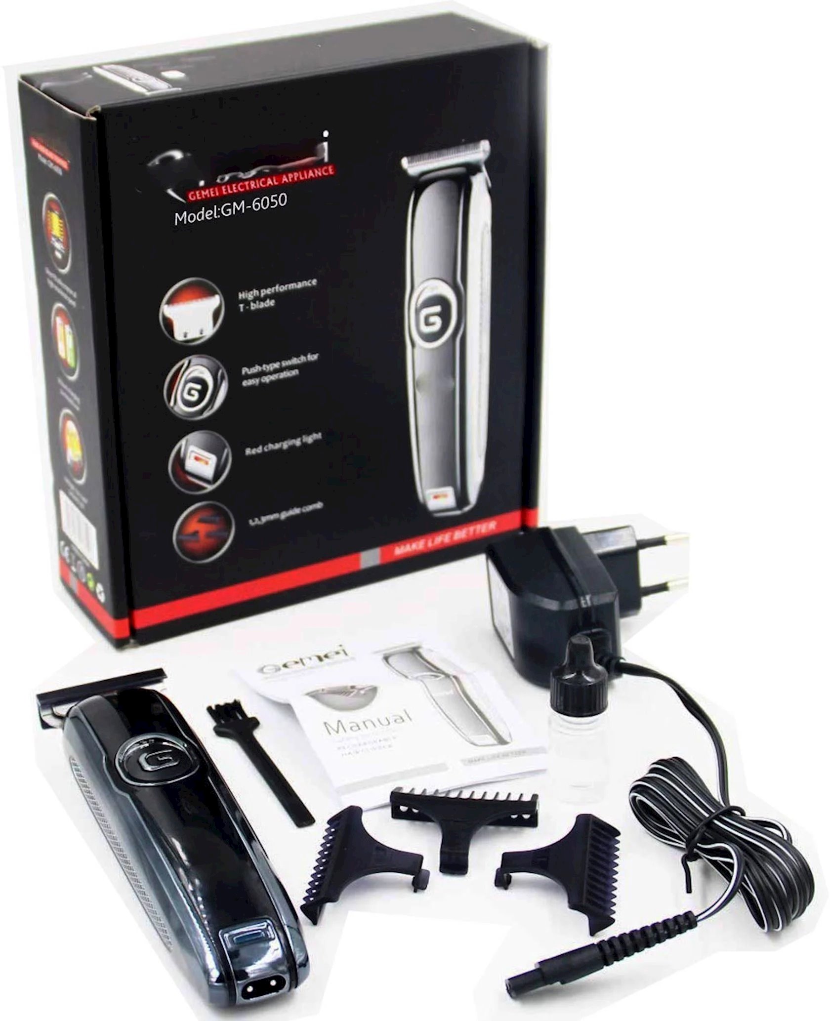 Saç kəsimi üçün universal trimmer Geemy GM-6050