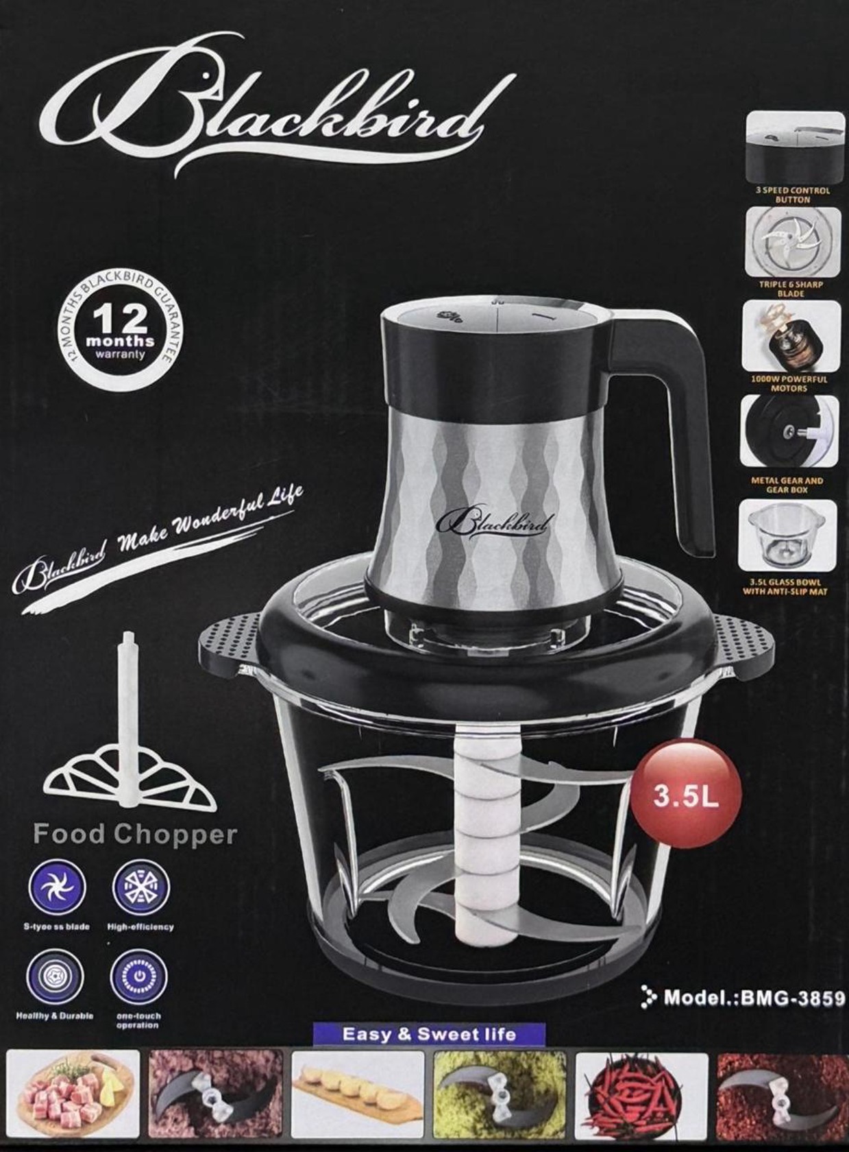 Doğrayıcı Blackbird BMG-3859