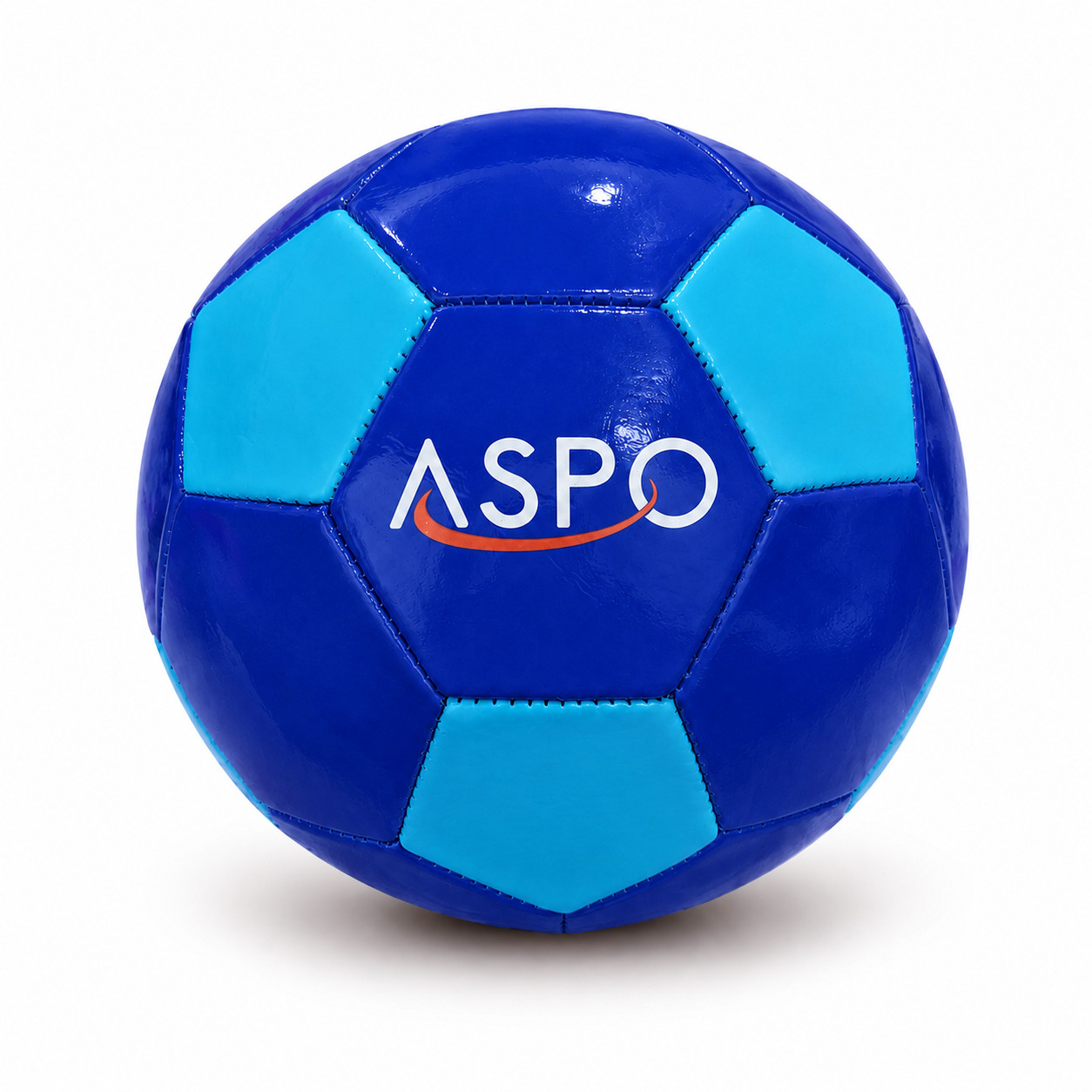 Futbol üçün top Aspo, göy, ölçü 5