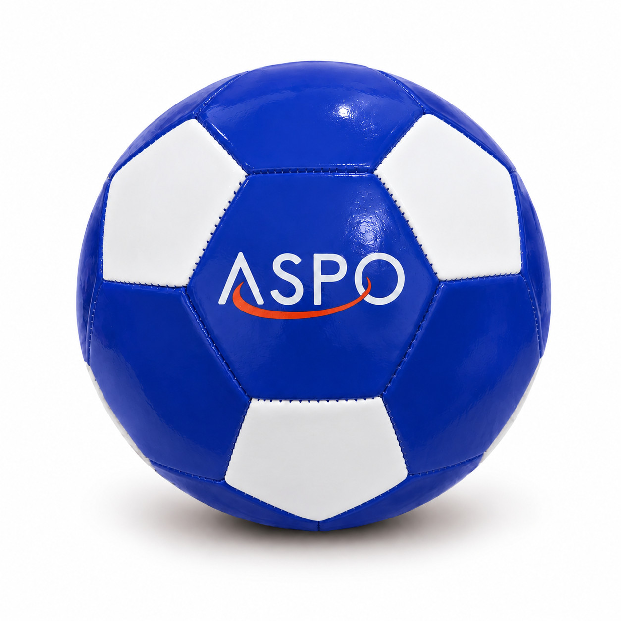 Futbol topu Aspo, ölçü 5, göy