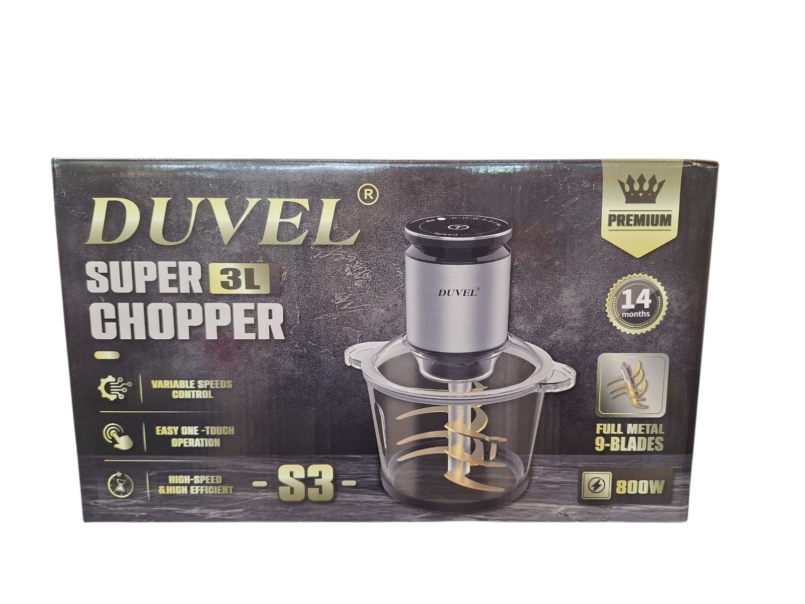 Doğrayıcı Duvel S3, 3 l