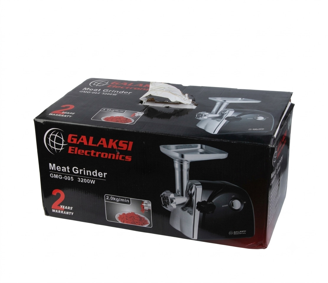 Ətçəkən maşın Galaksi Electronics GMG-005, 3200 Vt, 2 kq/dəq, qara/gümüşü