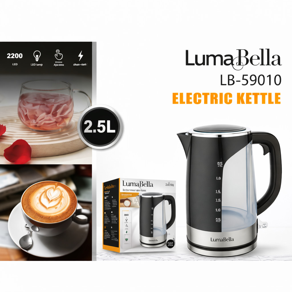 Elektrik çaydan LumaBella LB-59010 2200W