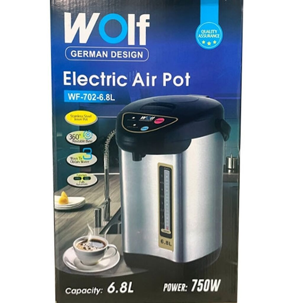 Termopot Wolf WF-702 6.8L Silver