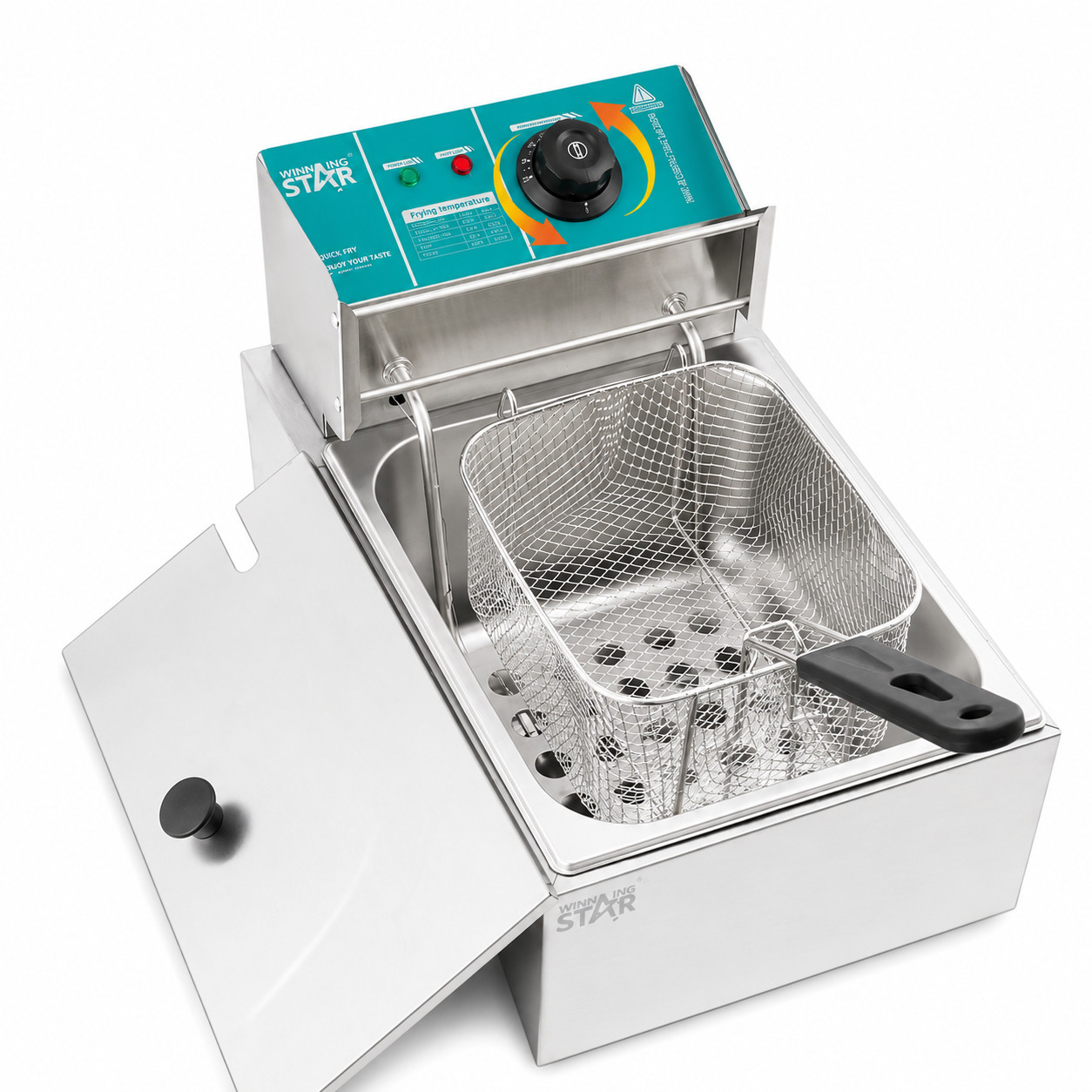 Fritöz Winning Star RS-ST-9201 6 l 2500 W gümüşü