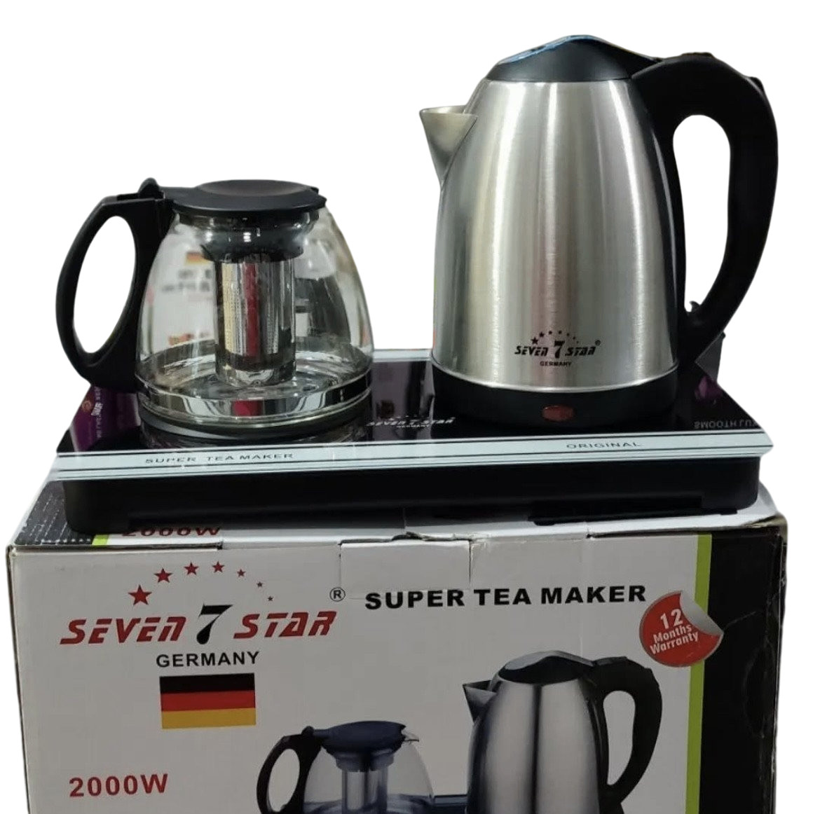 Elektrik çaydan və dəm çaydanı Seven7Star Super Tea Maker RAX7STT-337002