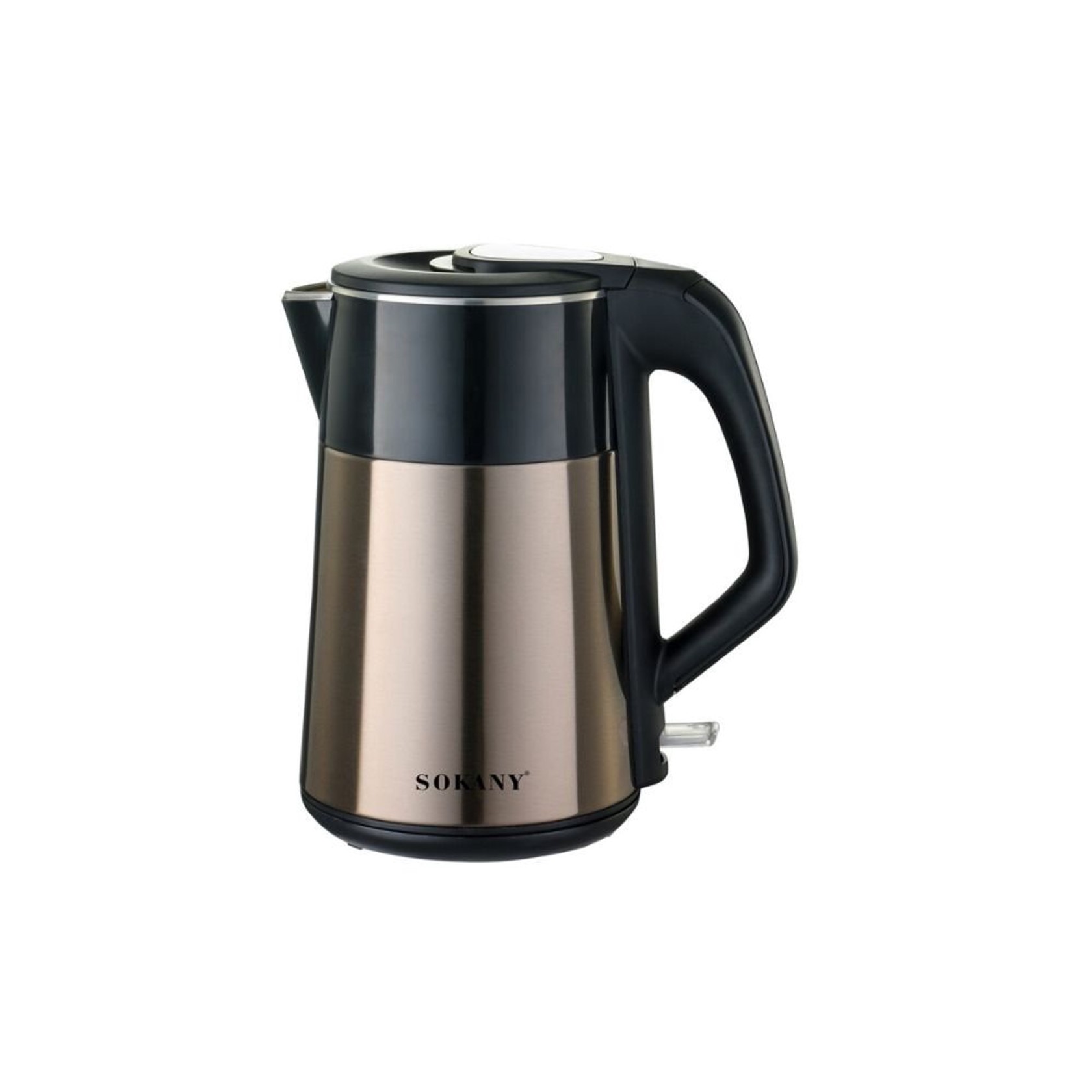 Elektrik çaydan Sokany SK-09031 Black/Brown