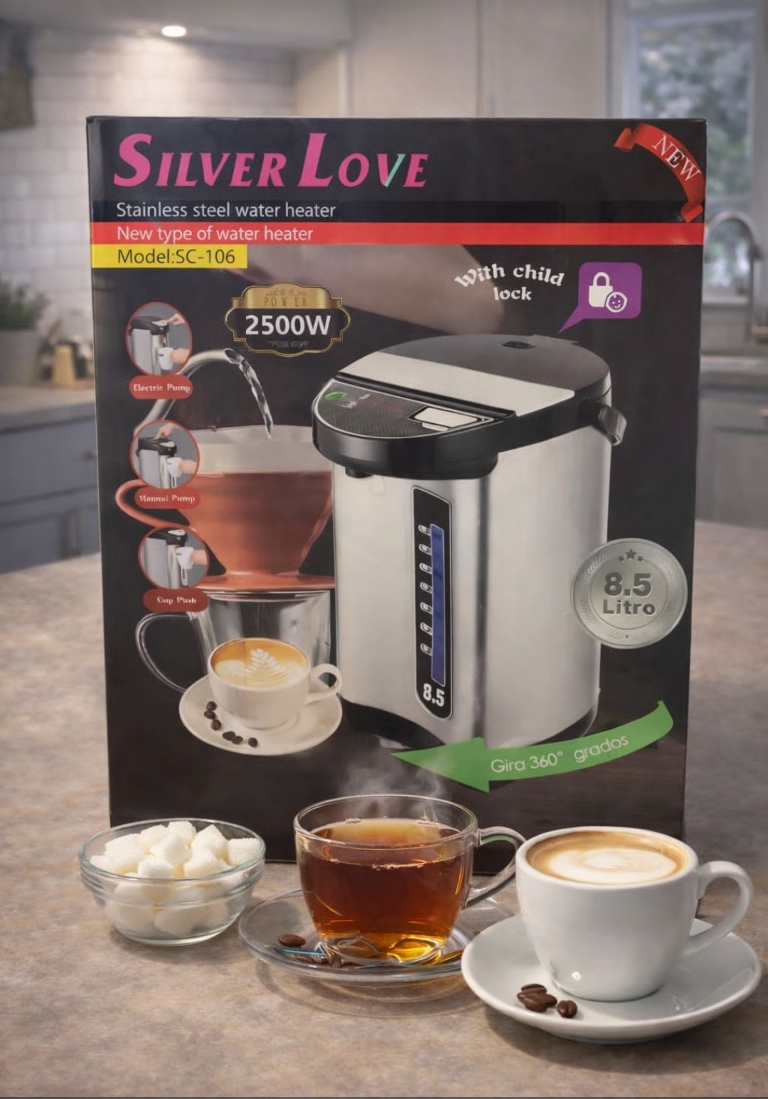 Termopot Silver Love SC-106 8.5L