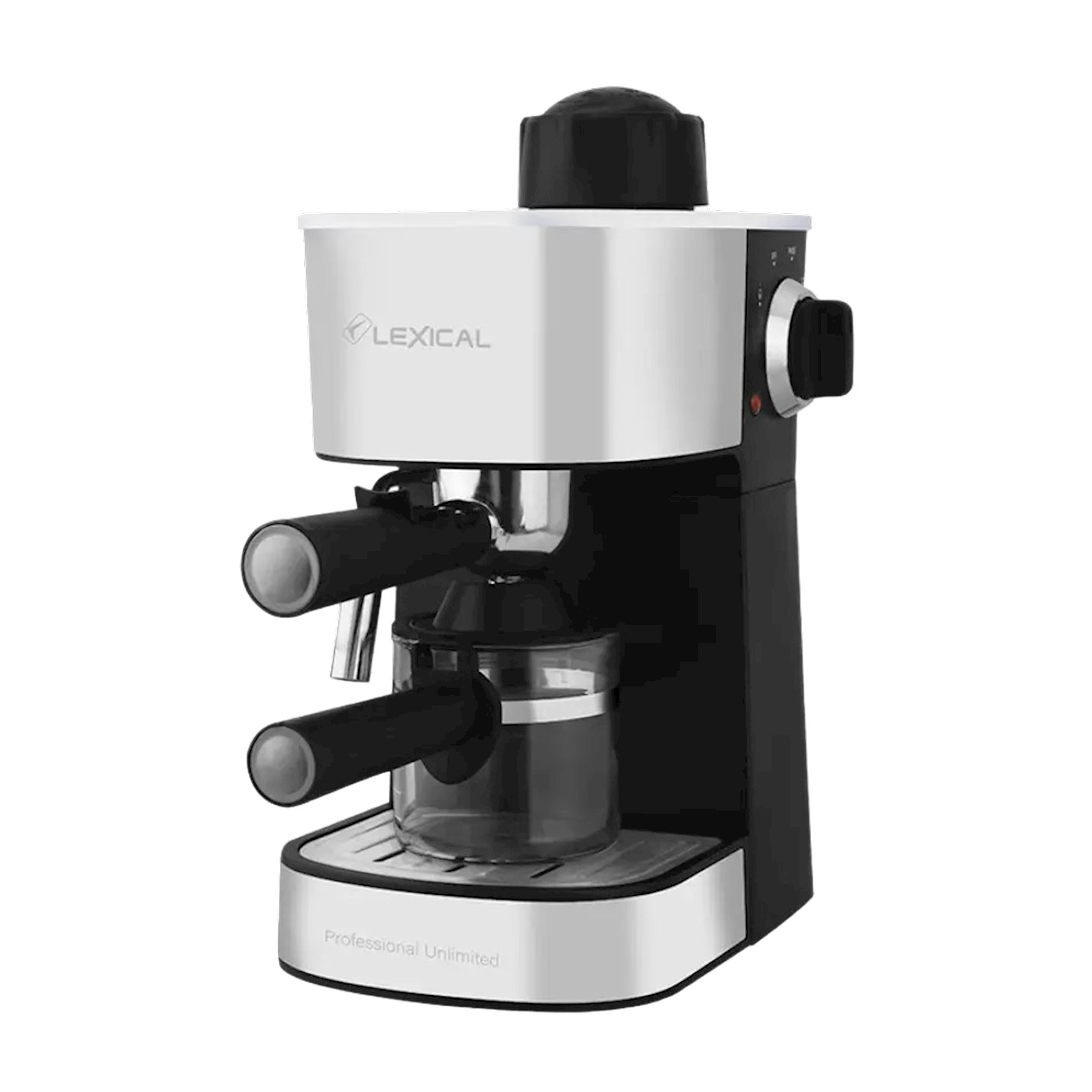 Qəhvə maşını Lexical SHRK_4884_00770 Espresso, Mexaniki idarəetmə, Qara korpus, 800 Vt, 3.5 bar - SHRK_4884_00770