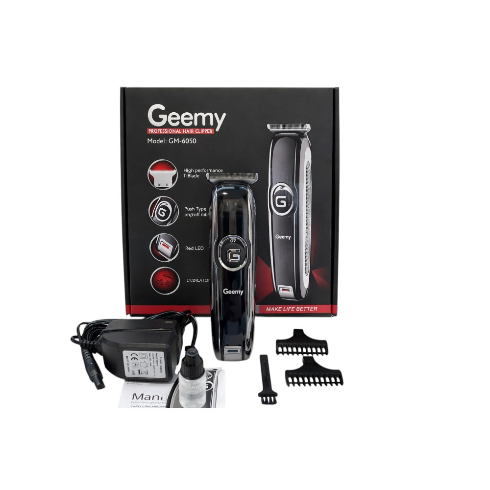 Kant üçün trimmer Geemy GM6050, qara