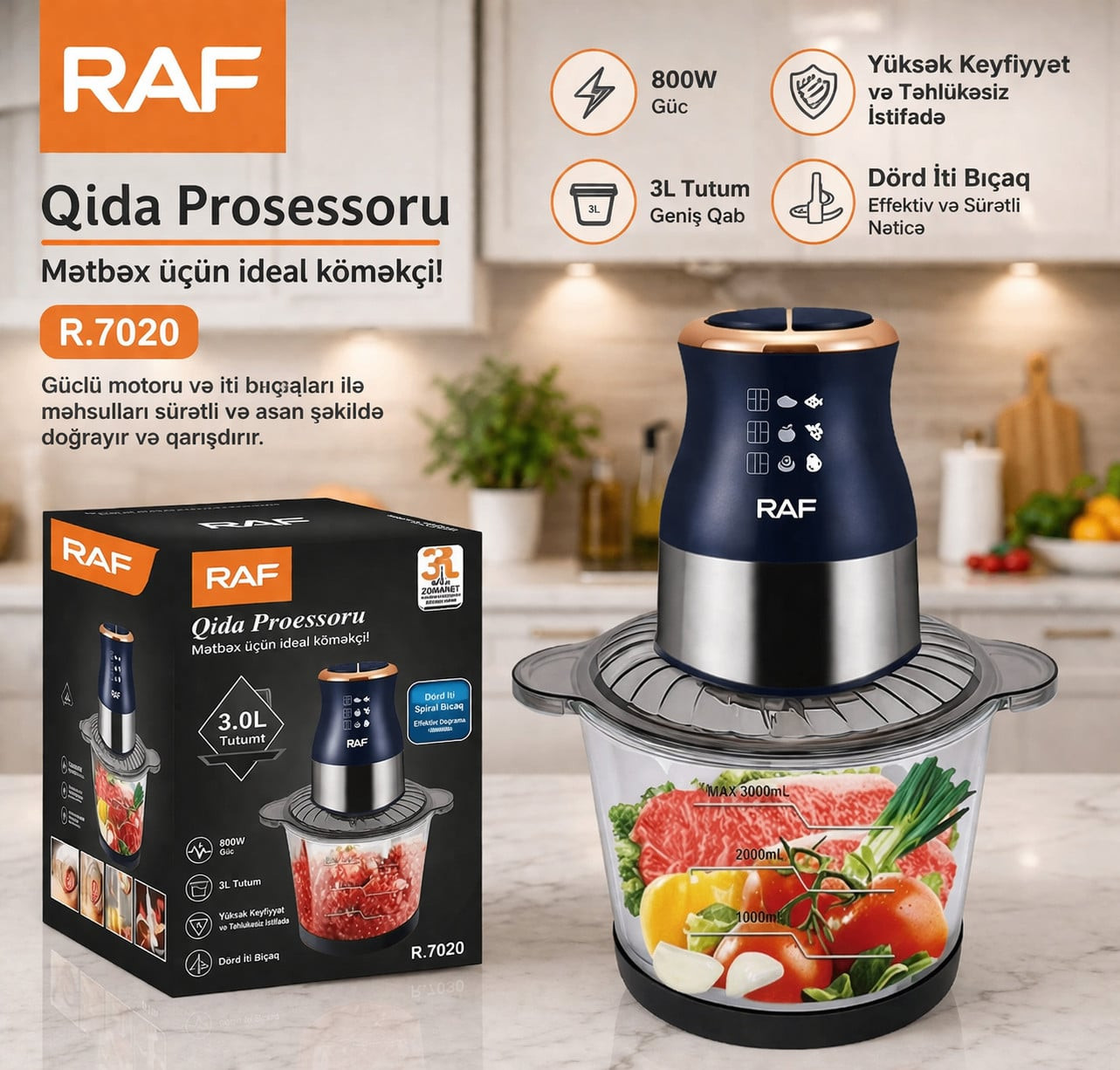 Mətbəx kombaynı RAF R.7020