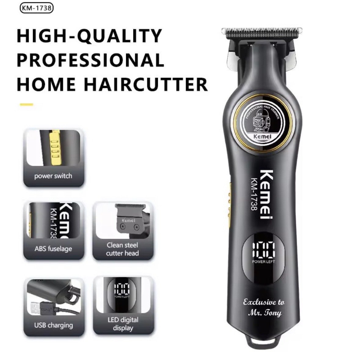 Universal trimmer Kemei KM-1738