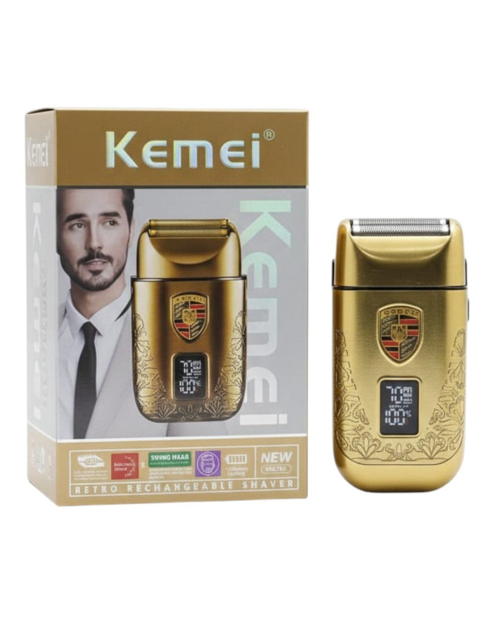 Elektrik ülgüc Kemei KM-T93 Gold - ECREMAX102