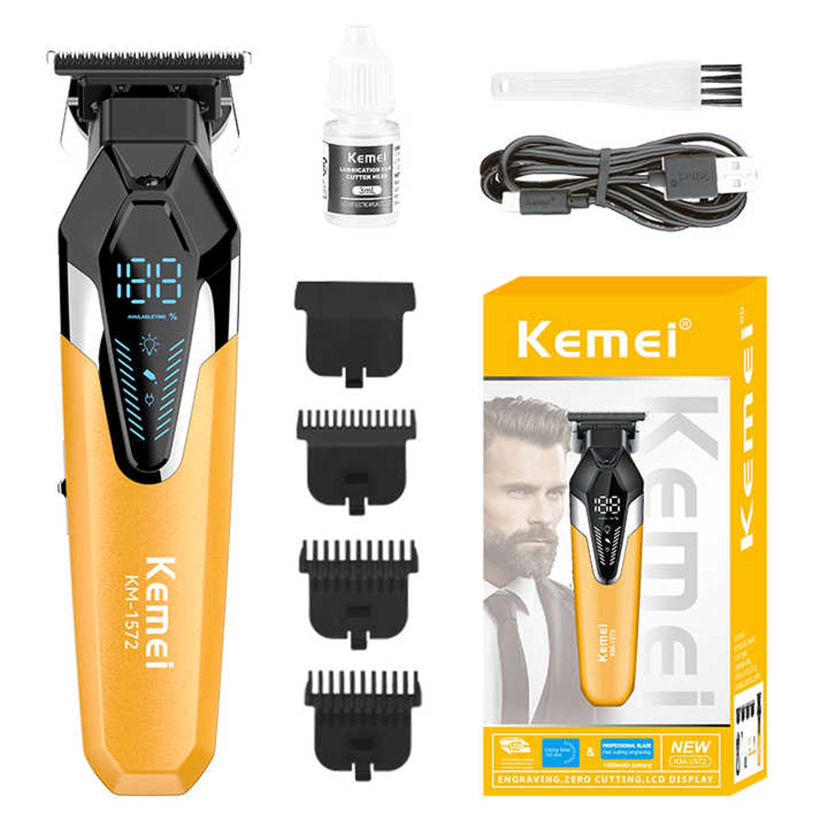 Saç kəsimi üçün trimmer Kemei KM-1572