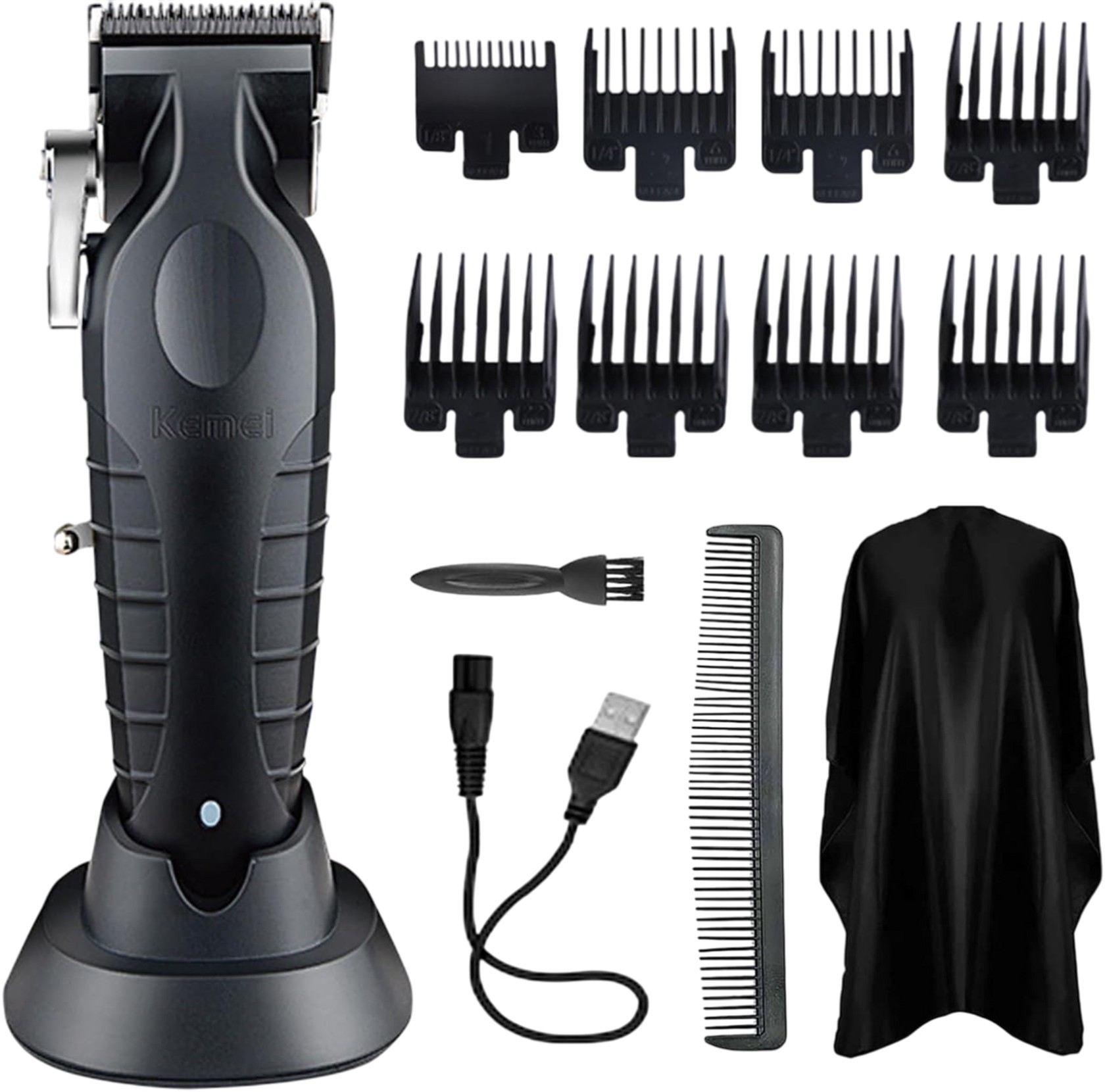Saç kəsimi üçün cihaz Kemei KM-2296 Black