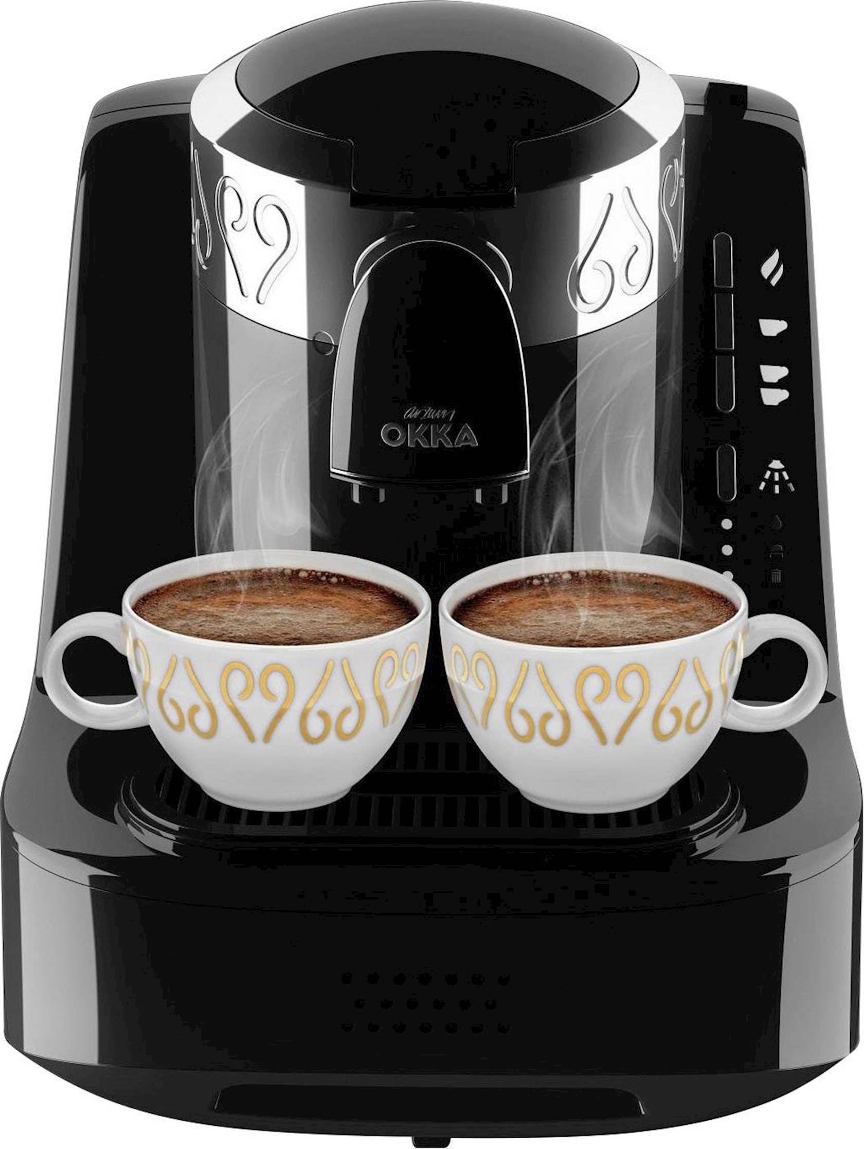 Qəhvəbişirən Arzum Okka OK002 Turkish Coffee Black Chrome