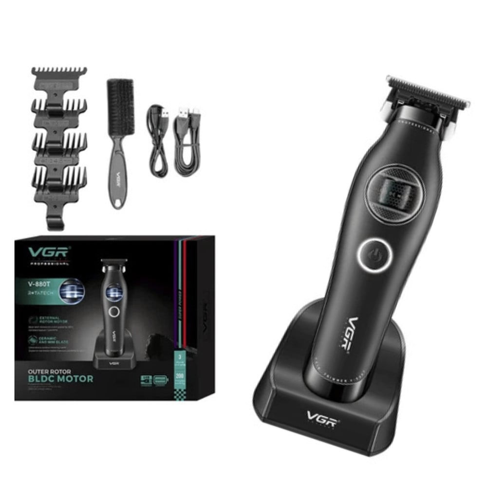 Universal trimmer VGR V-880T Black 2500 mAh LED ekranlı