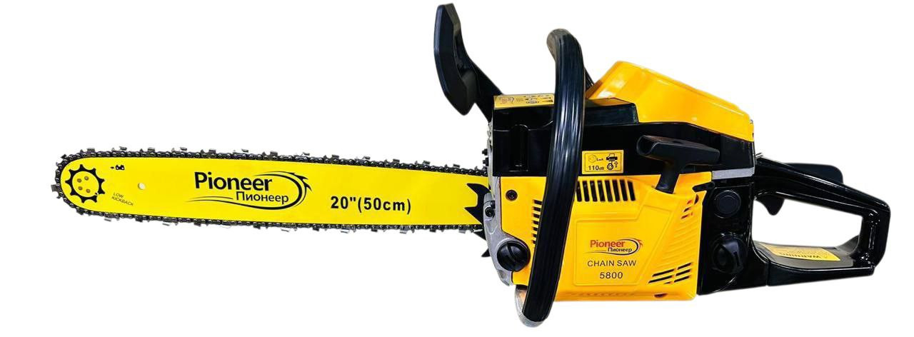 Benzinli zəncir mişarı Pioneer 5800, 50 sm