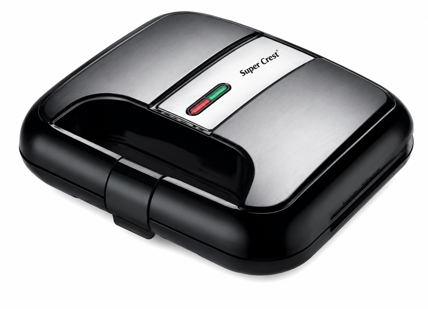 Toster Super Crest SCT-6013 2 bölməli 850 W qara-gümüşü