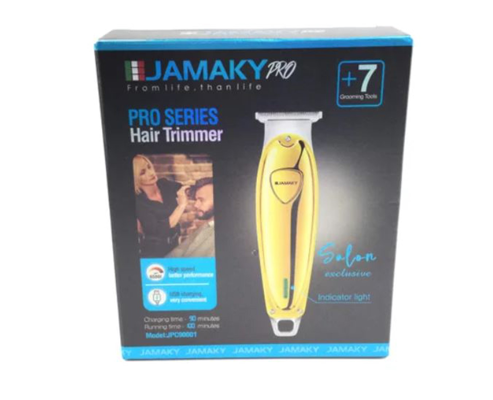 Saç kəsimi üçün cihaz Jamaky JPC90001, qızılı, 3 taxma