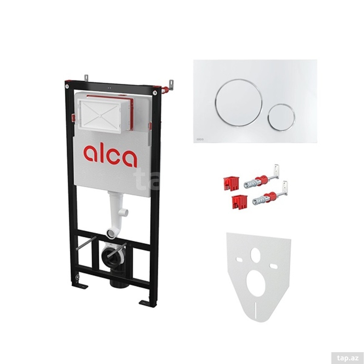 Alca AM101/1120 + M671 xrom-parlaq – divar içi installyasiya sistemi
