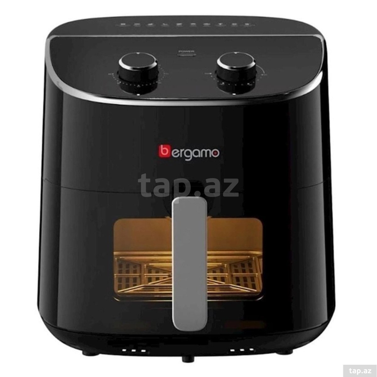 Aerofritür Bergamo BG-AF6432B8M Black 8L 2000W