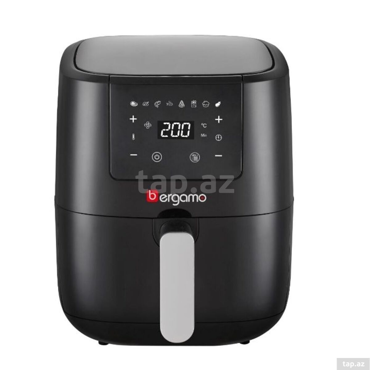 Aerofritür Bergamo BG-AF2814IBS5D Black 5L 1300W